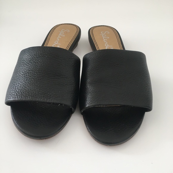 Splendid black Betsy slide sandals - Picture 5 of 8